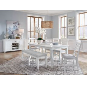 Harborwick White Dove 2 Door Server