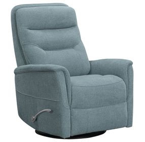 Gemini Snazzy Blue Manual Swivel Glider Recliner