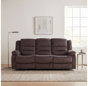 Jarita Chocolate 78" Double Reclining Sofa