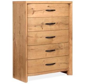 Highridge Honey Wheat 5 Drawer Chest