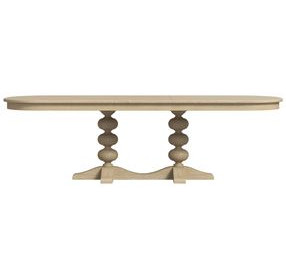 Haven Sun Oak Extendable Rectangular Dining Room Set