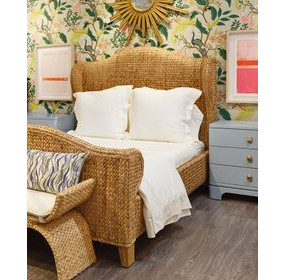 Jovi Brown King Panel Bed