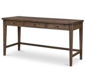 Liam Aged Brown 60" Writing Desk