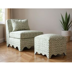 Lowry Herbal Square Ottoman