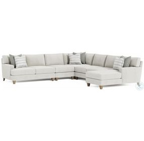 Mila Beige 6 Piece Sectional