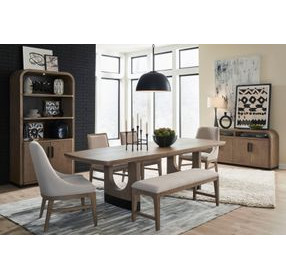 Tristan Swiss Coffee Extendable Rectangular Dining Room Set
