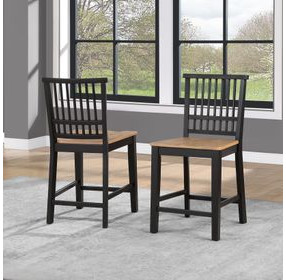 Magnolia Black 24″ Counter Height Stool Set of 2