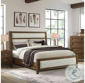 Marlow Sable King Upholstered Panel Bed