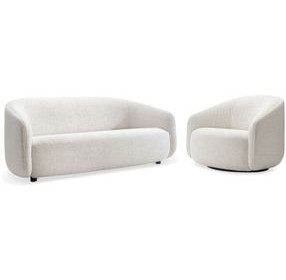 Devon White Living Room Set