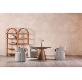 Barrow Gray Storm Performance Fabric Upholstered Dining Chair