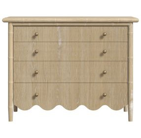 Haven Sun Oak 4 Drawer Bachelor's Chest