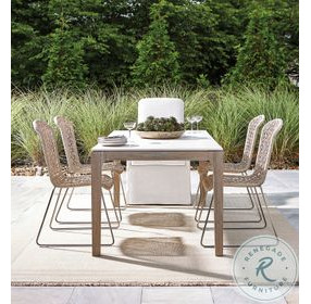 Carmel Hazelnut Outdoor Side Chair Set of 2