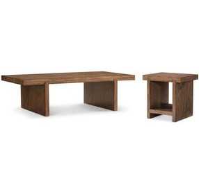 Tomas Marrom Rectangular Occassional Table Set