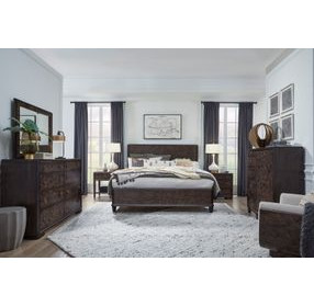 Timberlyn Espresso 8 Drawer Dresser with Rectangular Mirror