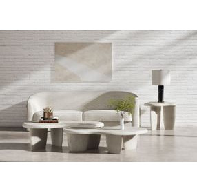 Ashlar Beige Freeform High Occassional Table Set
