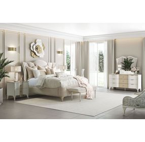 La Marisia Creamy Pearl 5 Drawer Chest
