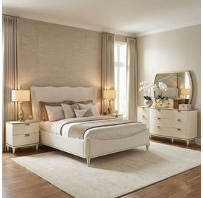 La Terrazza Creamy Pearl 5 Drawer Chest