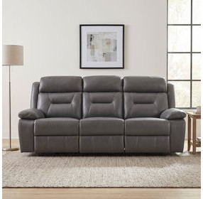 Laconia Dark Gray Double Power Reclining Sofa