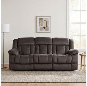 Laurelton Chocolate Double Reclining Sofa