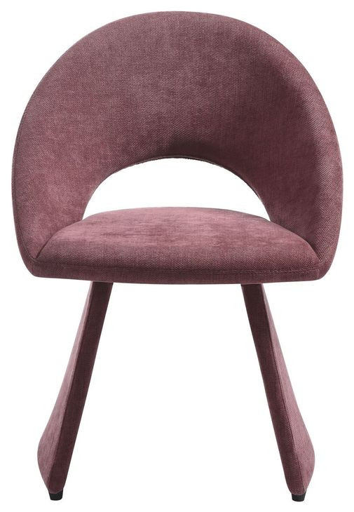 Angelina Plum Upholstered Dining Chair Set of 2