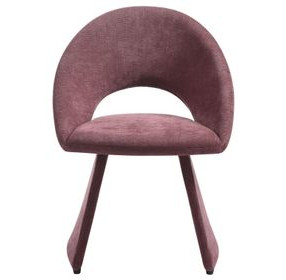 Angelina Plum Upholstered Dining Chair Set of 2