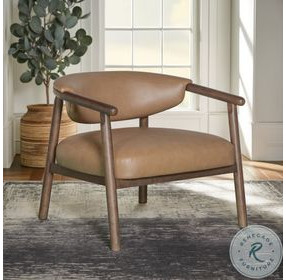 Autumn Bister Brown Performance Fabric Accent Chair