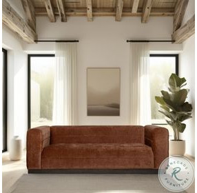 Brea Brown Performance Fabric Sofa