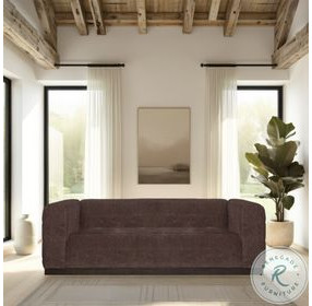 Brea Mocha Performance Fabric Sofa