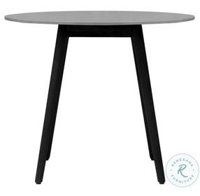 Kylie Black Eucalyptus Outdoor 36" Round Dining Room Set