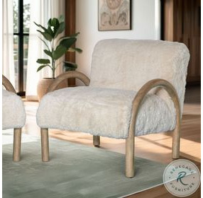 Rae Alpine Fluff Performance Fabric Accent Chair