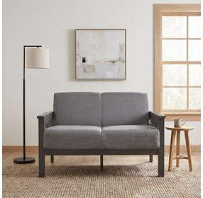 Lewiston Gray 50" Loveseat