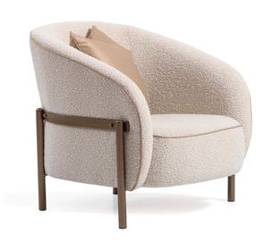 Lisbon Oyster Upholstered Accent Chair