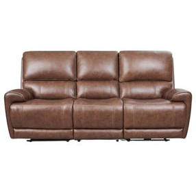 Highland Brown Coffee Zero Gravity Power Reclining Living Room Set with Power Headrest and USB Charging