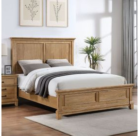 Sunstone Honey Brown Queen Panel Bed