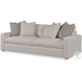 Great Room Off White 93" Sofa with Runner Base