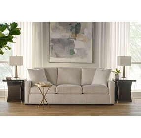 Cornerstone Beige 93" Sofa with Throw Pillows