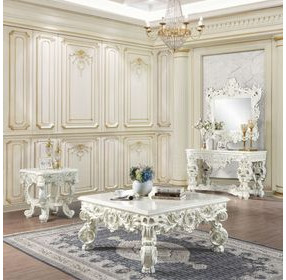 Adara Antique White Occassional Table Set