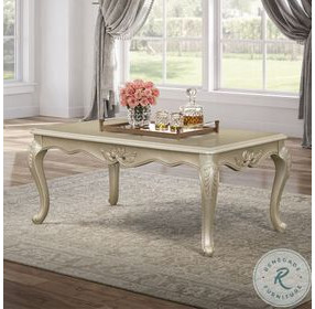 Libertee Champagne Rectangular Coffee Table