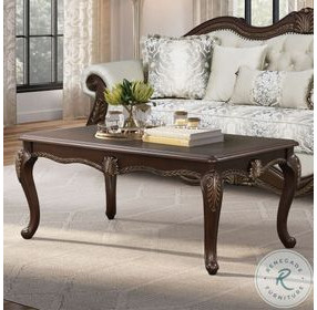 Pierce Cherry Rectangular Coffee Table