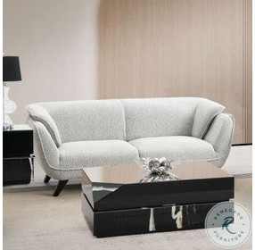 Nayeli Light Gray Boucle 86" Sofa