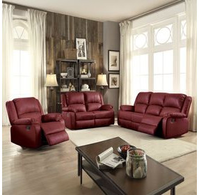Zuriel Red Rocker Recliner
