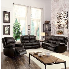 Zuriel Brown 81" Rocker Reclining Sofa