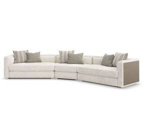Unity Cream Performance Fabric LAF Sectional