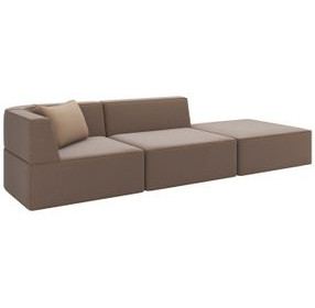 Marbella Brown 3 Piece Sectional