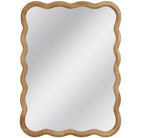 Rider Wood Frame Rectangular Wall Mirror