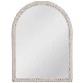 Nichols White Arched Wall Mirror