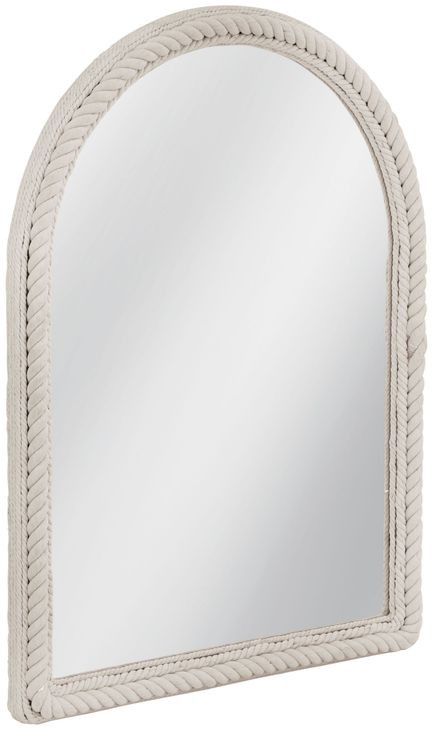 Nichols White Arched Wall Mirror