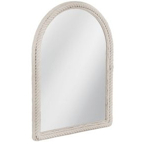 Nichols White Arched Wall Mirror
