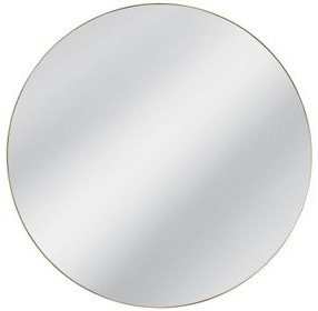 Eltham Ant Gold Round Wall Mirror