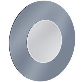 Saturn Smoke Mirror Round Wall Mirror